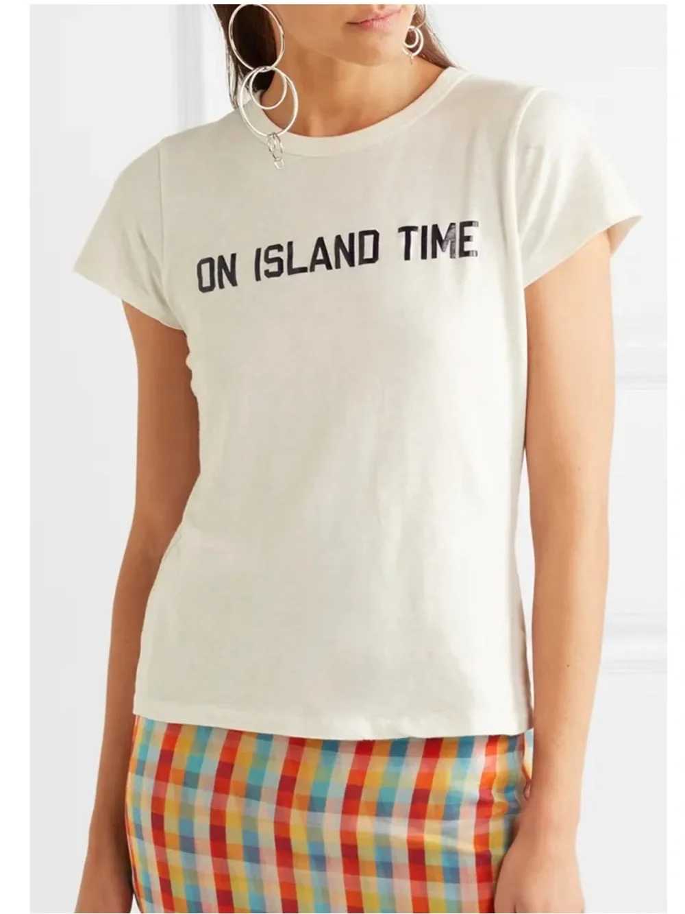 J. Crew On ISLAND TIME Short Sleeve Tee